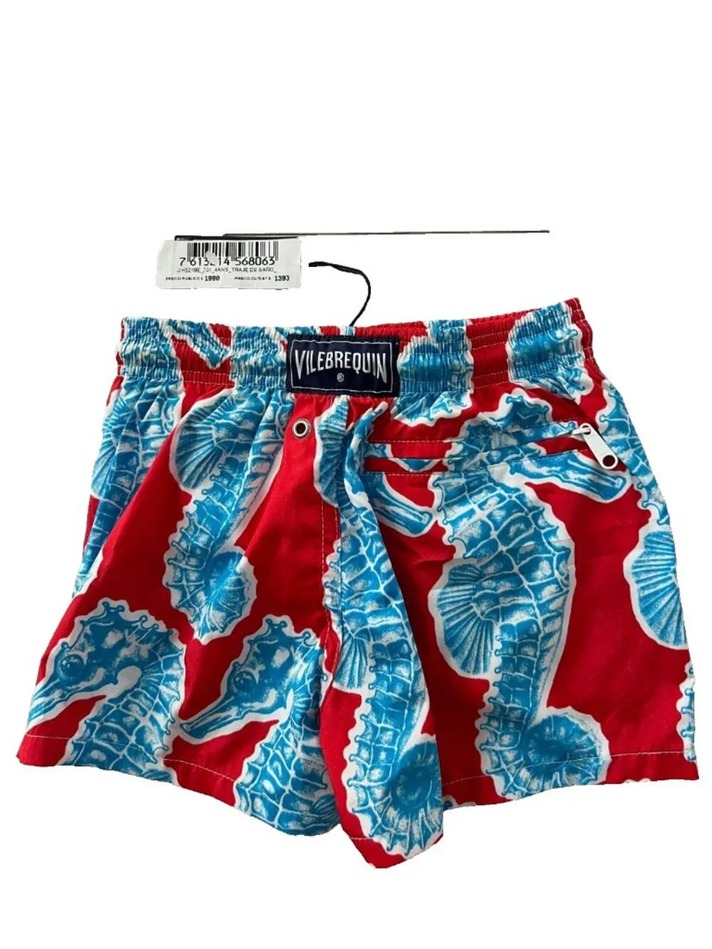Vilebrequin Boy's Kids Quick Dry Swim Shorts Trunks Seahorse ( 4 yrs )